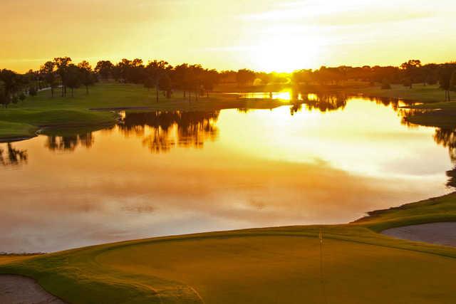 A sunny day view from Twin Lakes Golf Course