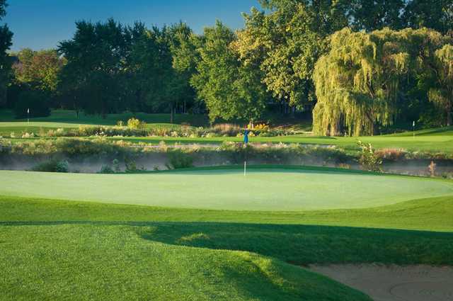 A view of a green at Fox Run Golf Links