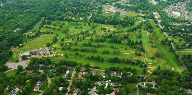 Aerial view of Highlands Golf Club