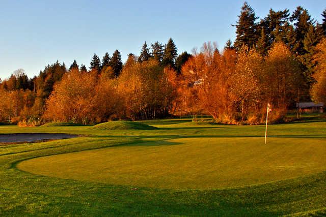 A fall view from Birdies & Buckets Family Golf Centre