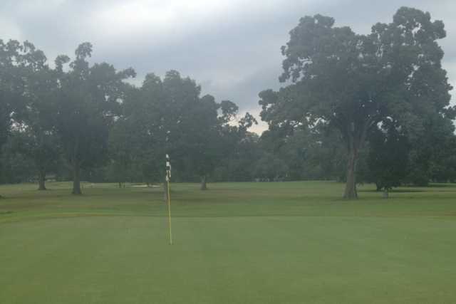 A view of a hole at Webb Memorial Park Golf Course