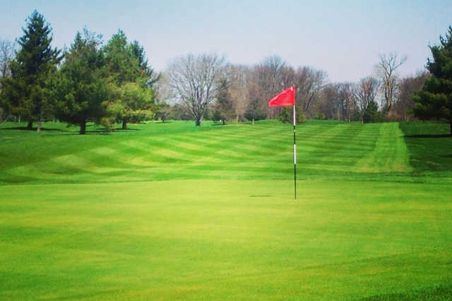 A view of a green at Reid Park Golf Course