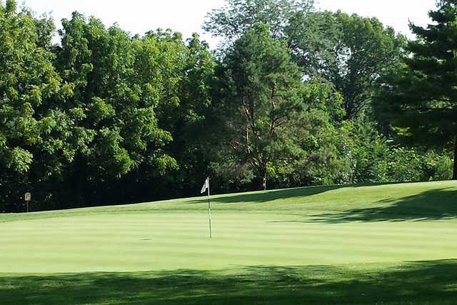 View of a green at Reid Park Golf Course