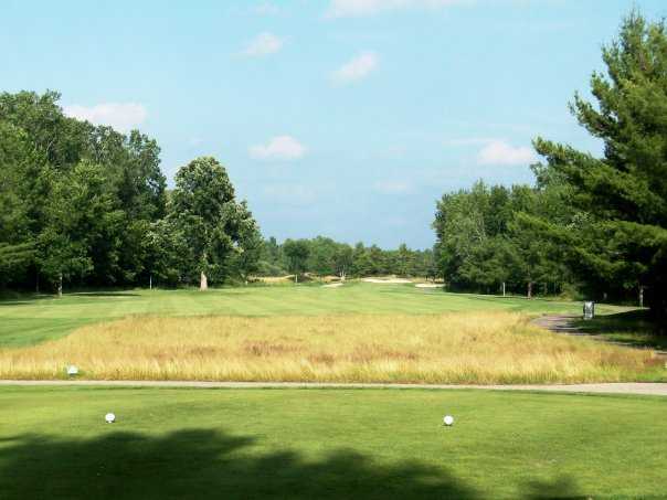 A view of the 8th tee at Pohlcat Golf Club