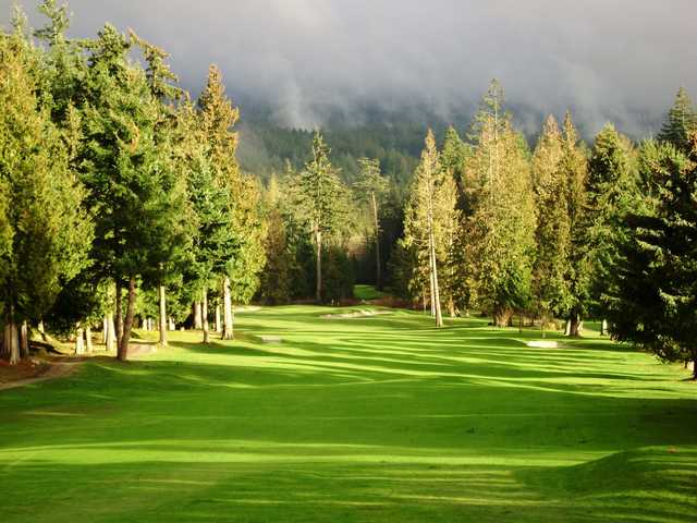 A view from a fairway at Sunshine Coast Golf and Country Club