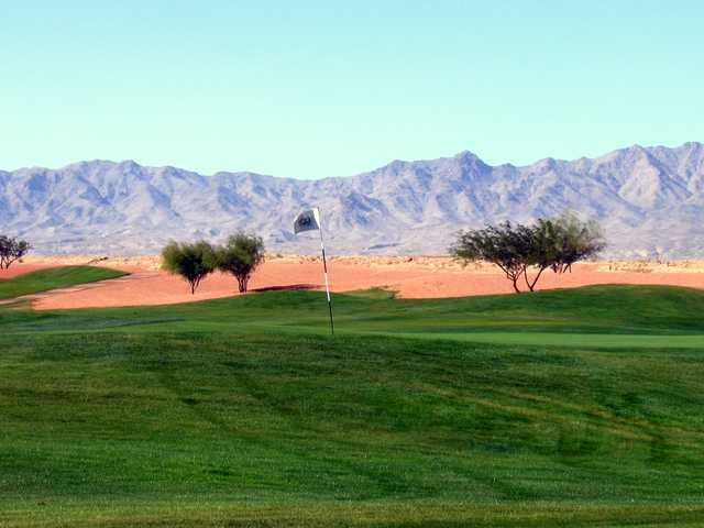View of a green at El Rio Golf Club