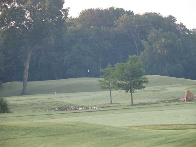 A view of a hole at Country View Golf Club