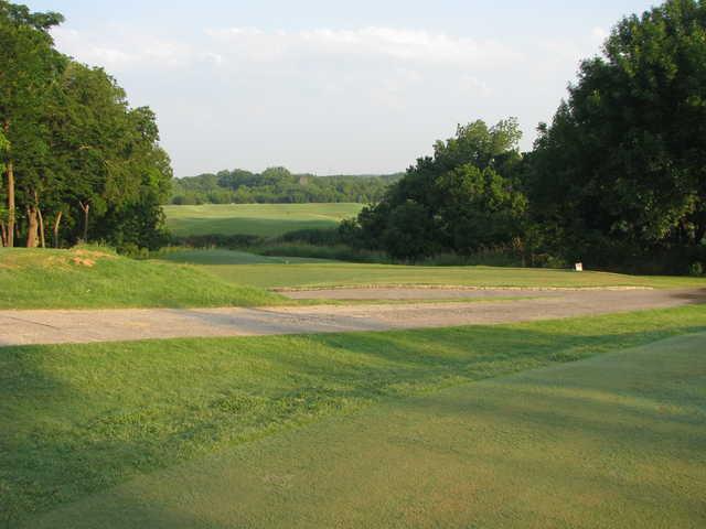 A view of a tee at Country View Golf Club