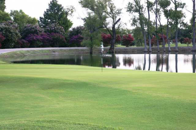 A view of the 7th hole at Willow Springs Golf Course