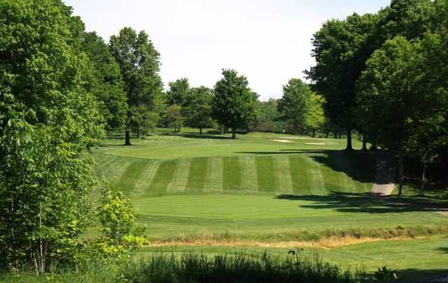 A view of a tee at Fowler's Mill Golf Course