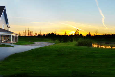 A sunset view from  Ariss Valley Golf and Country Club 