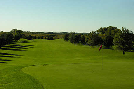 A view of a hole at Bristol Ridge Golf Course