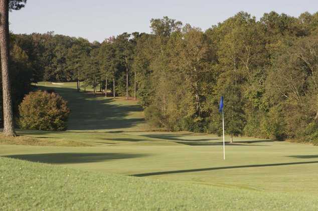 A view of green #18 at Lane Creek Golf Club