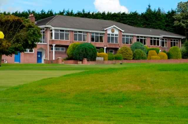 The clubhouse at Killymoon Golf Club