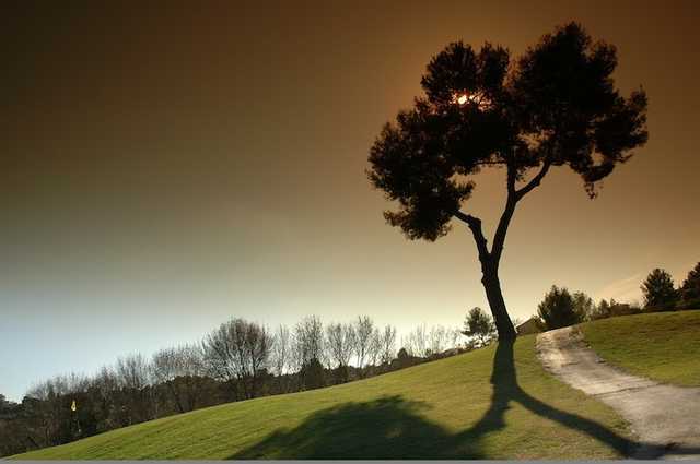 A view of the 15th green at International Course from Fontcaude Golf Club