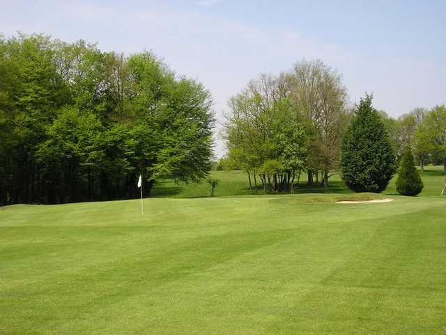 A view of a green at Nancy Golf Club