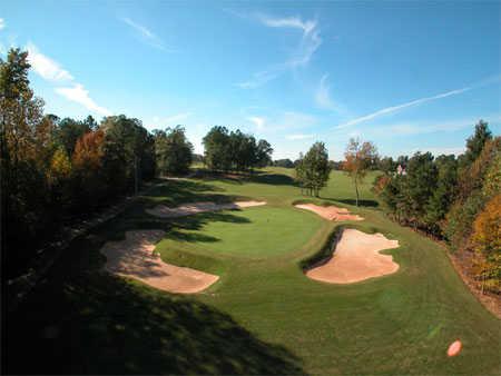 Aerial view from Oak Mountain Championship Golf Course