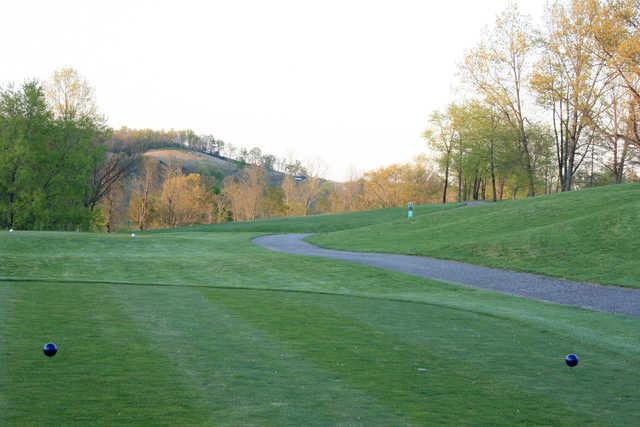 A view from the 15th tee at Pendleton Hills Golf Course