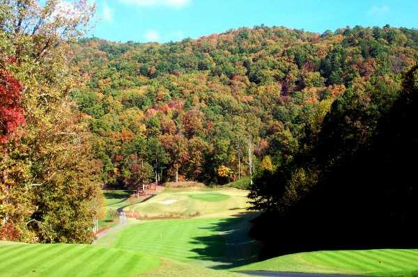 A view of the 1st hole at Kingwood Golf Club & Resort