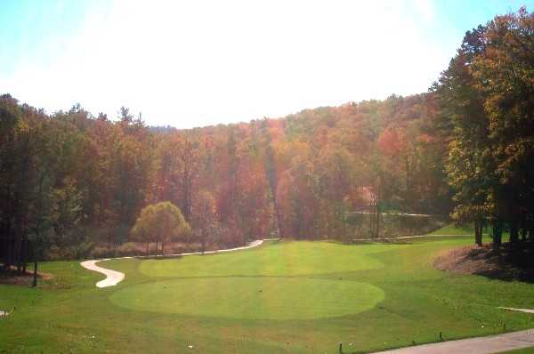 A view of green #2 at Kingwood Golf Club & Resort