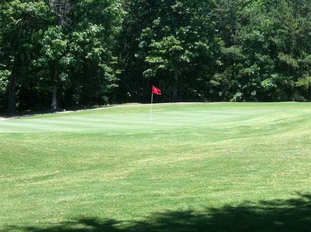 A view of a green from Oaks Course