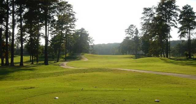 A view of the 16th green at Country Land Golf Course