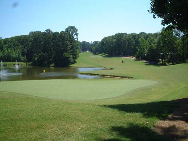 A view of hole #1 at Lanier Golf Club