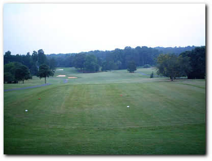 A view of hole #15 at Lanier Golf Club