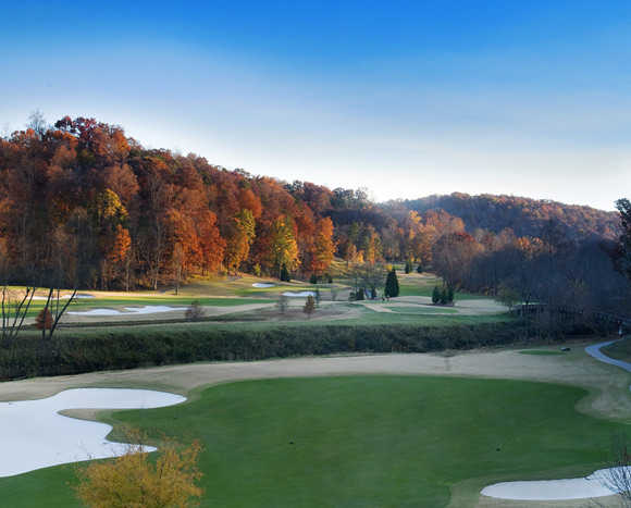 An autumn view from Achasta Golf Club