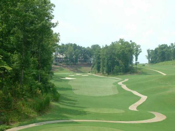 A view of the 14th hole at Chestatee Golf Club