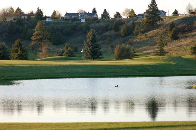 A view over the water from Village Greens Golf Course