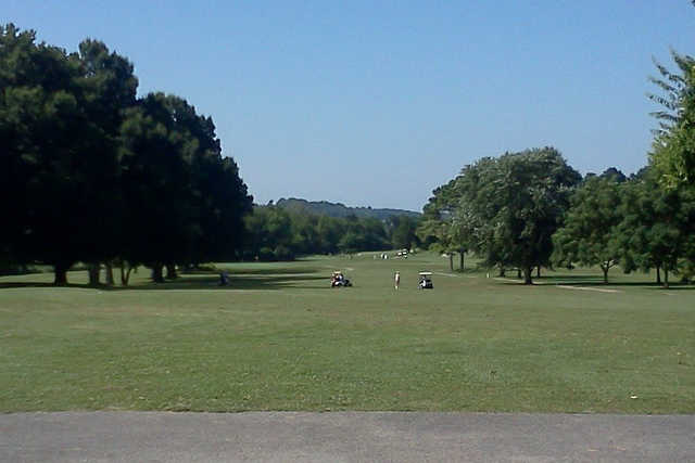 A view of a fairway at Dayton Golf & Country Club