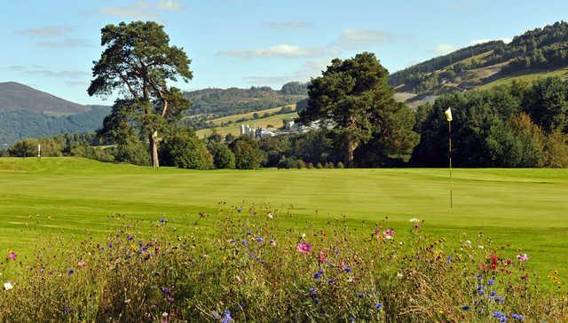A great greenside view from Blair Atholl Golf Course