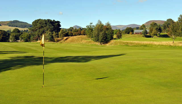 A view of a hole at Blair Atholl Golf Club