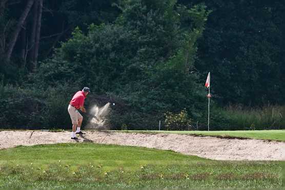 A view of a green at Les Greens d'Eugenie Golf Club