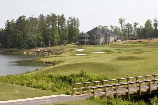 A view from Crystal Lake Golf & Country Club with clubhouse in background