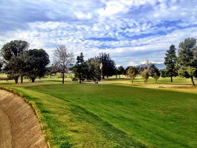 A view of a green at Santa Barbara Golf Club