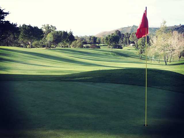 A view of a hole at Santa Barbara Golf Club