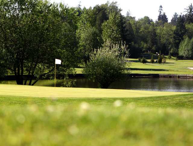 A view of a hole at Guildford Golf and Country Club