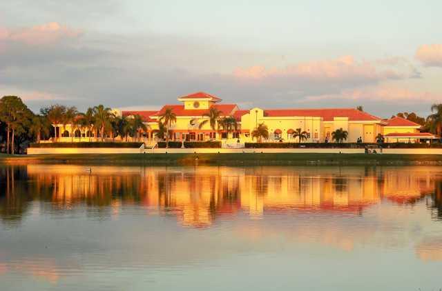 View of the clubhouse at Sabal Springs Golf & Racquet Club