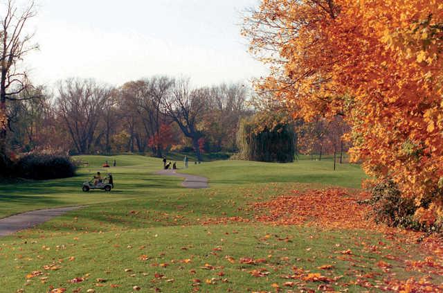 A fall view from Dearborn Hills Golf Course