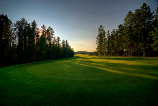A view of a hole at Pine Hills Golf Club