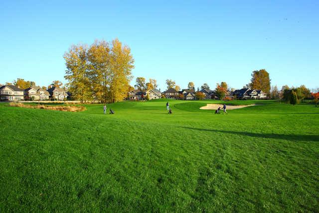 A view of a fairway at The Links from Hampton Cove.
