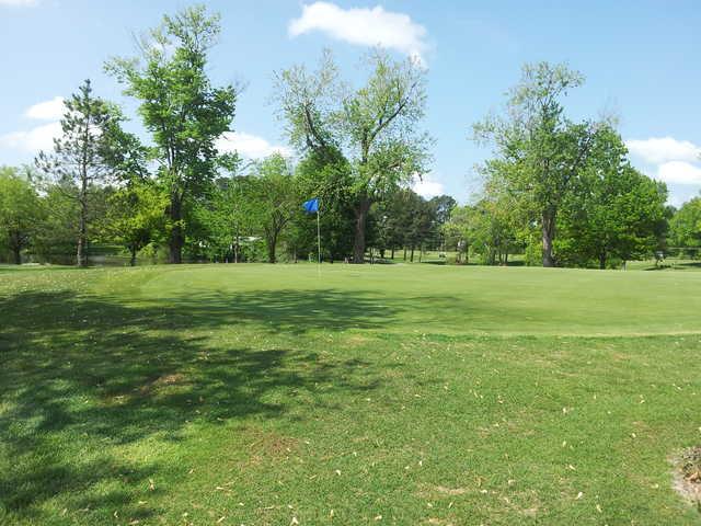 A view of a green at Jackson Country Club