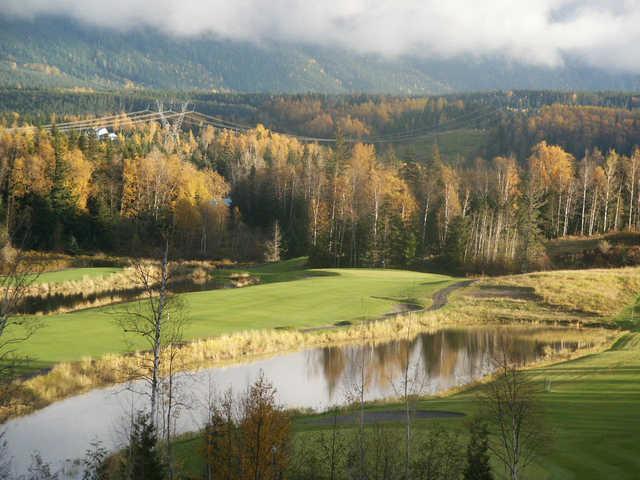 A fall view from Skeena Valley Golf and Country Club
