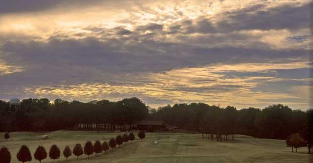 Sunset view from The General Golf Course at Joe Wheeler State Park