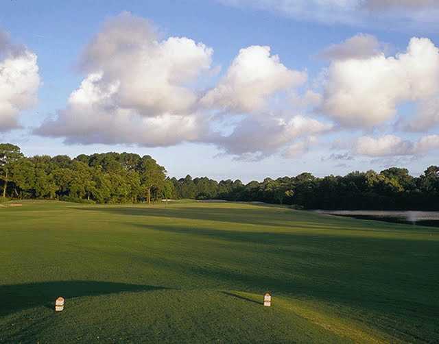 A view of green #7 at Jekyll Island Golf Course - Indian Mound Course