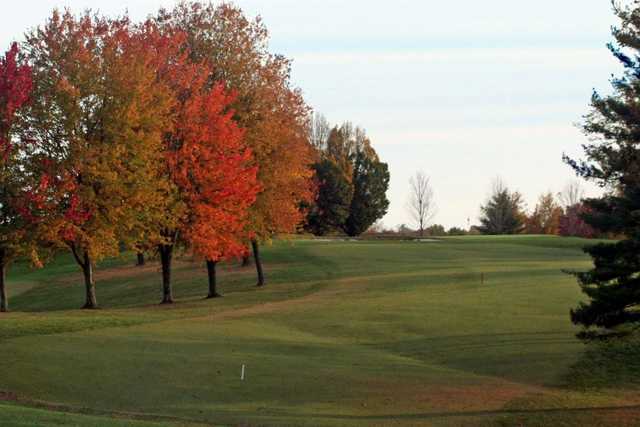 A view of the 11th fairway at Eagle Creek Country Club