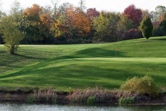 A view of the 2nd green at Eagle Creek Country Club
