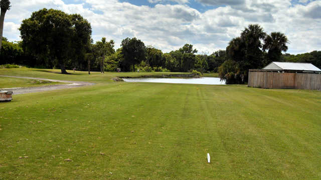A view from a tee at Sherwood Golf Club